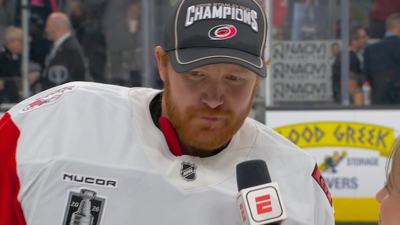 'I did not expect that': Andersen on being the first player Staal handed the Cup to