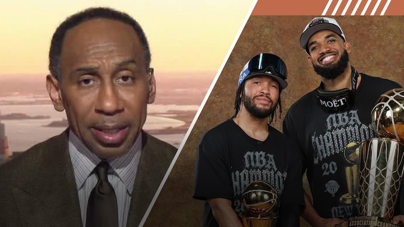 Stephen A.: KAT should follow Brunson's lead by taking less money