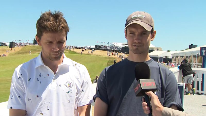 Data Golf creators Matthew and Will Courchene discuss growth of company at U.S. Open