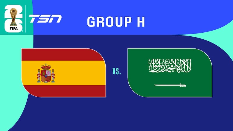 Match in 30: Spain vs. Saudi Arabia