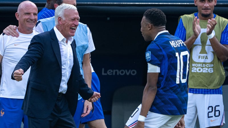 Mbappe on celebration with Deschamps: 'He will never be alone with us'