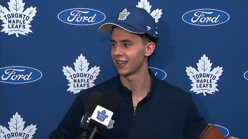 Bilecki on Leafs development camp: 'I'm just trying to take something every day'