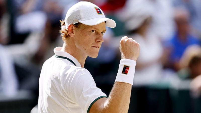 Sinner's audacious drop shot breaks Djokovic in second set