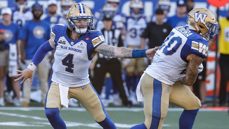 Dru Brown steps in and steps up to lead Bombers past Argos for first home win