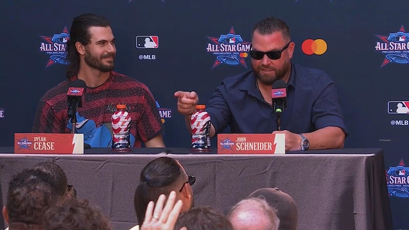 Schneider answers a question from his son about his favourite 2025 memory