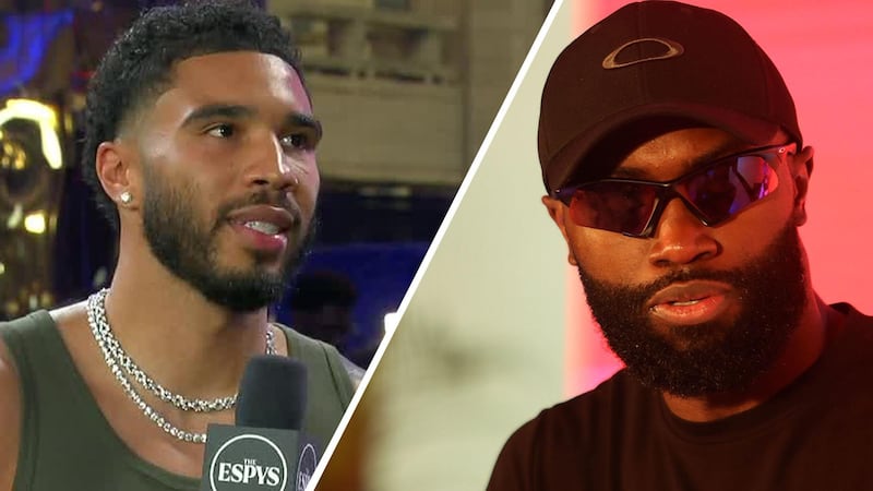 Jayson Tatum calls Jaylen Brown's departure 'weird'