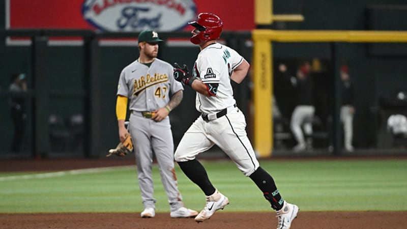 MLB: Athletics 15, Diamondbacks 5
