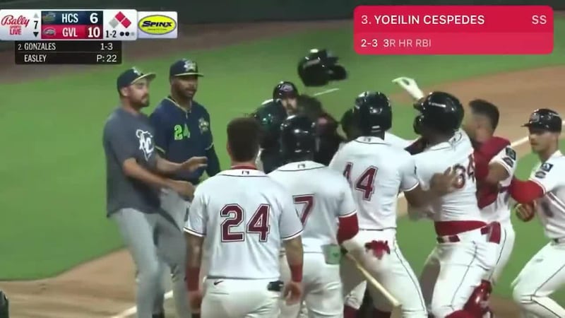 Must See: Batter slaps catcher sparking brawl in Red Sox minor league team game
