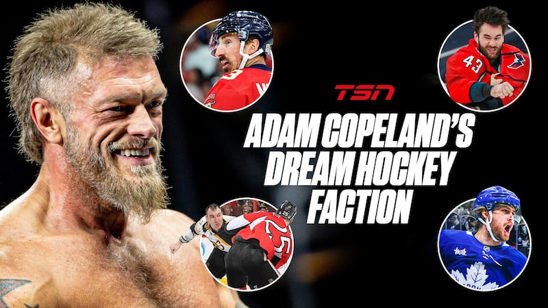 AEW superstar Adam Copeland builds his dream wrestling faction with NHL players