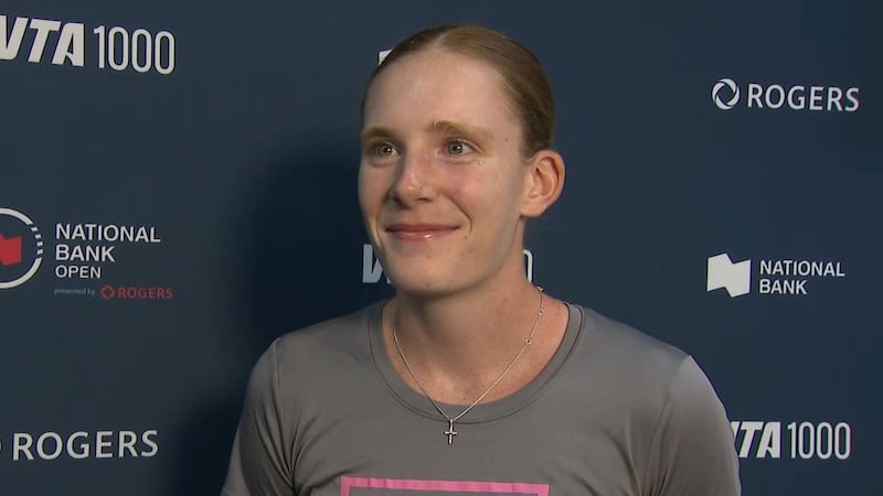 'Complete shock and excitement': Canada's Cross feels the love during first WTA win