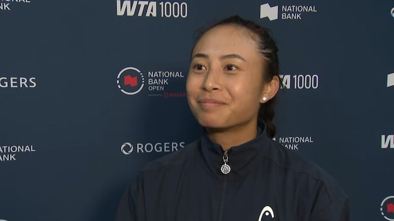 'Trying really hard not to cry': Zhao emotional after final National Bank Open