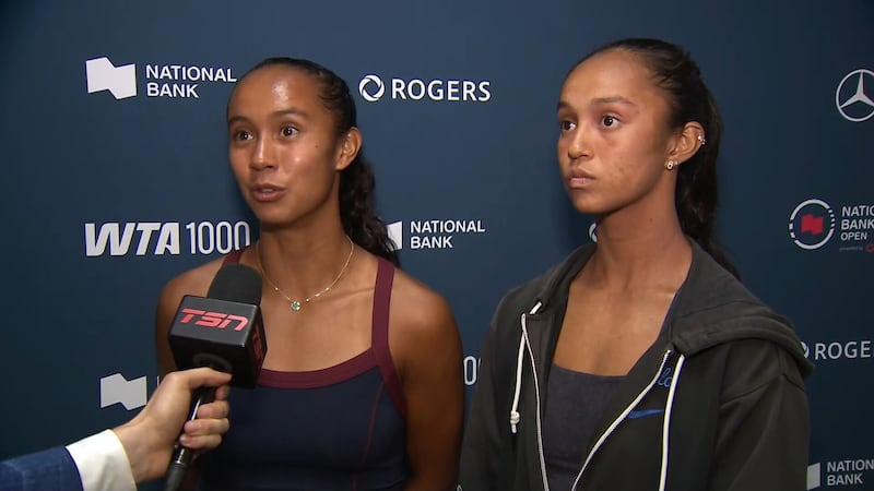 Despite tough doubles loss, Fernandez sisters relishing rare time together