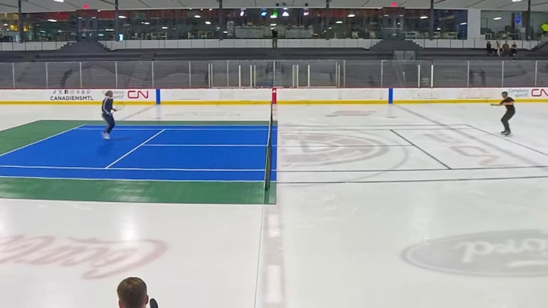 'Canadian twist on tennis': The story behind Zverev's ice tennis experience at Habs facility