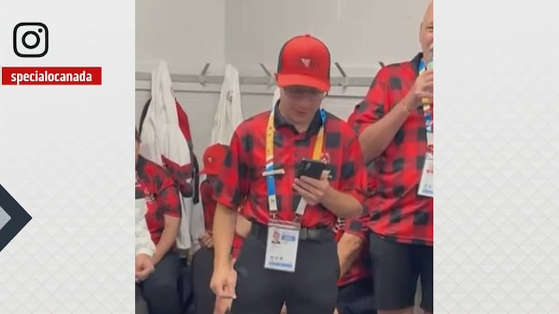 Jamie VanParys shares inspirational words at Special Olympics Canada Summer Games