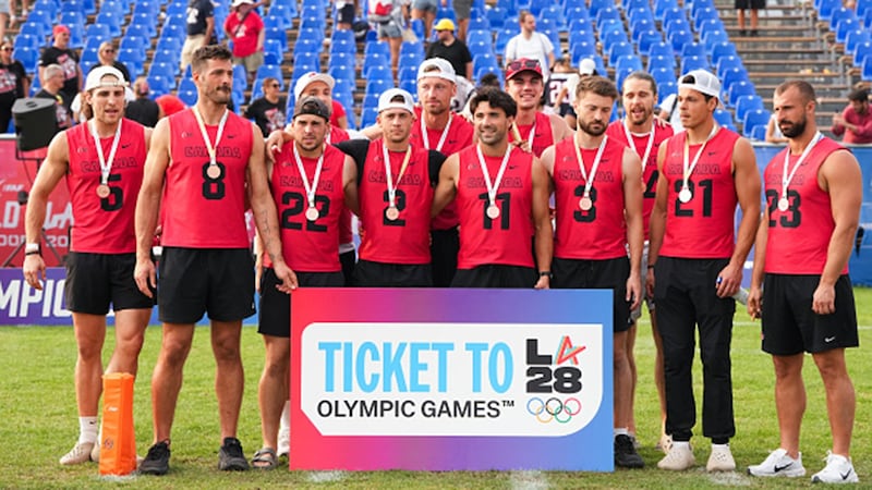 Canadian men secure Olympic berth with bronze win at flag football world championships