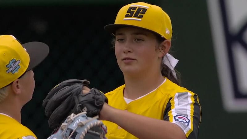 Kinley Rasmus gets 8 strikeouts to tie Mo'ne Davis' LLWS mark