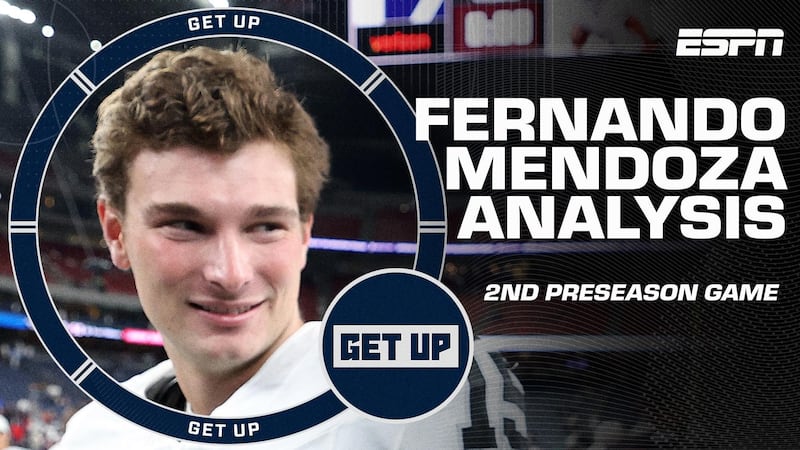 Mendoza's flashes of brilliance and rookie moments vs. Texans