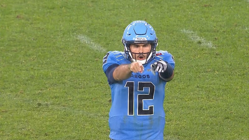 Kelly, Coxie connect for their second touchdown as Argos extend lead