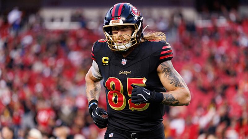 49ers activate TE Kittle from PUP list; Jeanty exits practice with apparent knee injury
