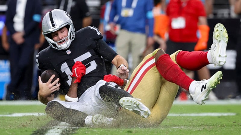 NFL: 49ers 18, Raiders 12