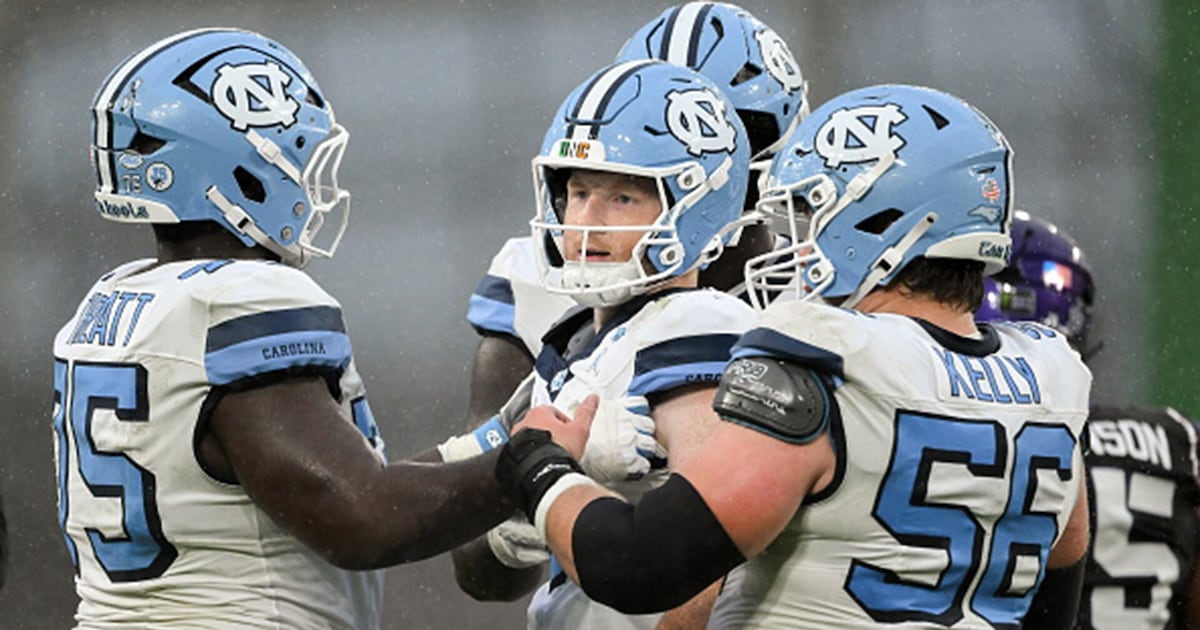 Action from the North Carolina vs. TCU season opener in Dublin