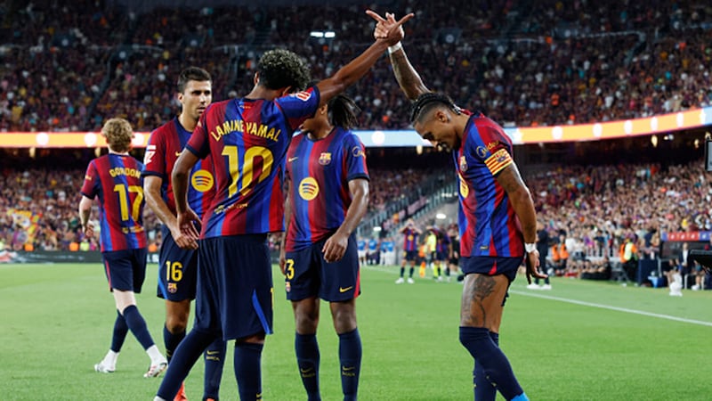 LaLiga: Barcelona 5, Rayo Vallecano 2