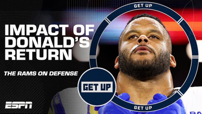 Get Up crew reacts to Aaron Donald returning to the Rams this season