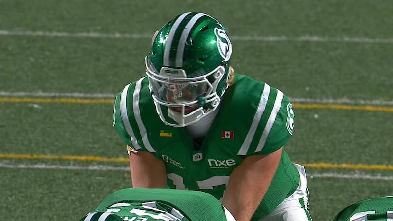 Must See: 'A Labour Day hat trick for Touchdown Tommy': Riders take OT lead