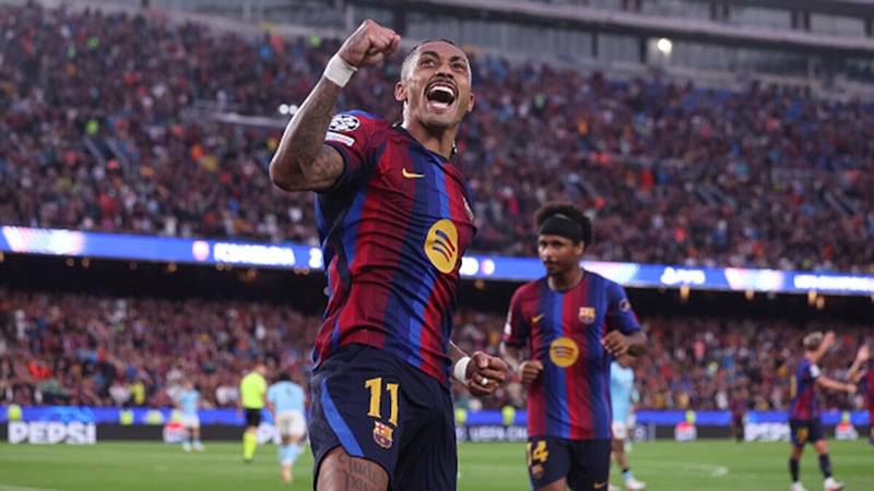 UEFA Champions League: Barcelona 5, Feyenoord 1