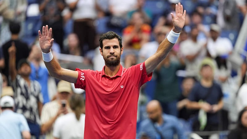Khachanov advances to US Open semis after Blockx retires