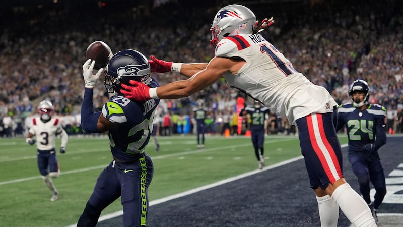 Must See: Jobe intercepts Maye in the end zone to seal Seahawks win