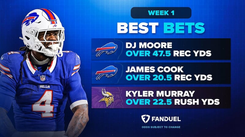 FanDuel Best Bets: Week 1