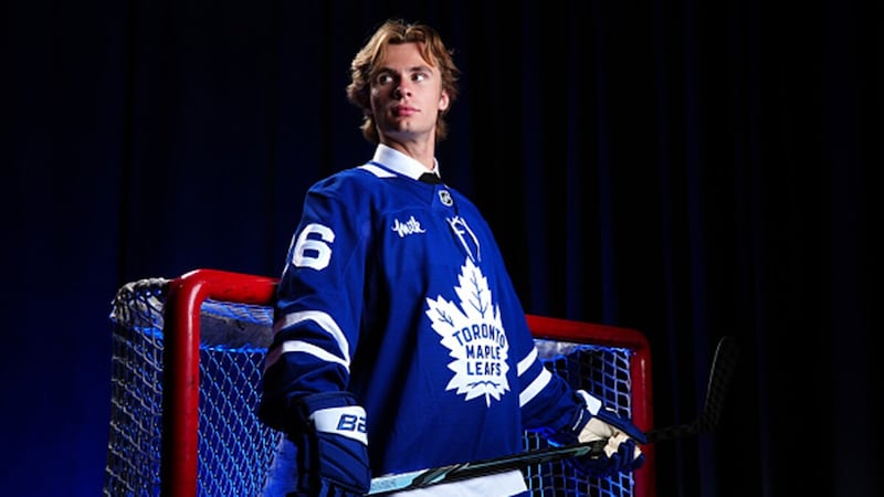 'There's no pressure here': Clark offers advice to latest Leafs first overall pick McKenna