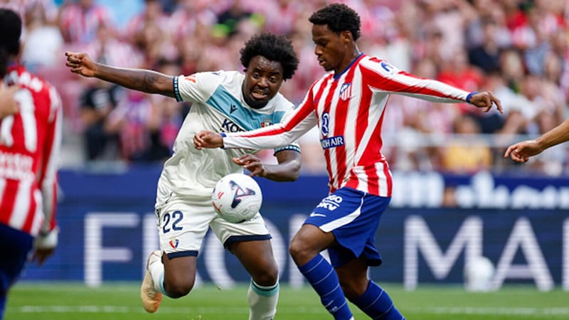Jonathan David buries his own rebound to collect his second goal with Atletico Madrid