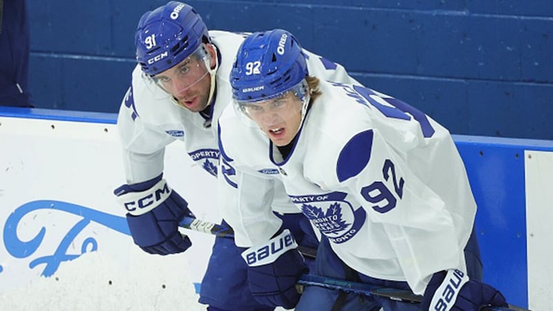 'It feels good': McKenna starts Leafs camp on a line with Tavares, Nylander