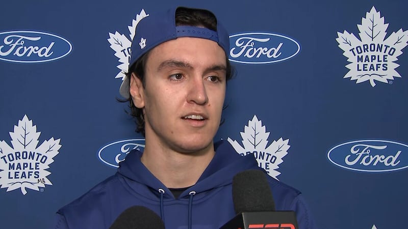 'Still nervous when I see him': Leafs prospect Akhtyamov learning from 'superstar' Bobrovsky