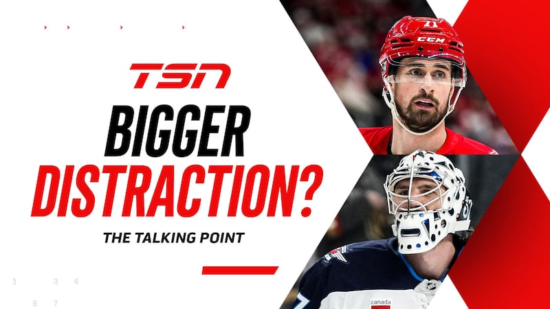 The Talking Point: Bigger distraction - Hellebuyck not showing up or Larkin showing up?