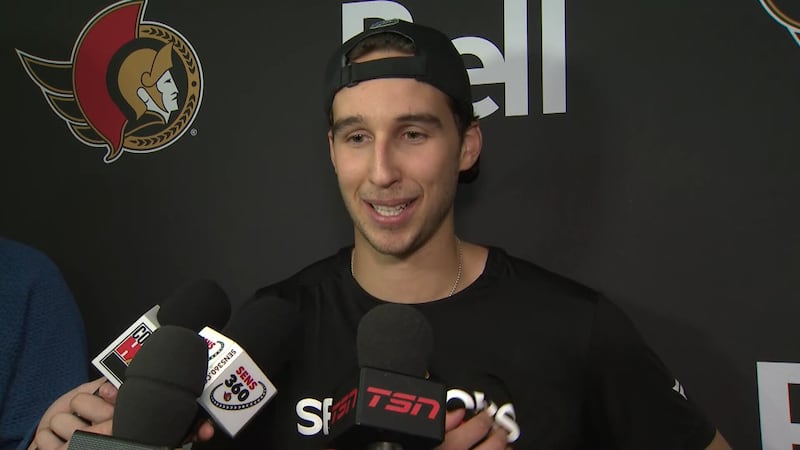 Cozens jokes about McKenna joining Leafs: 'I would've liked to see him go out West'