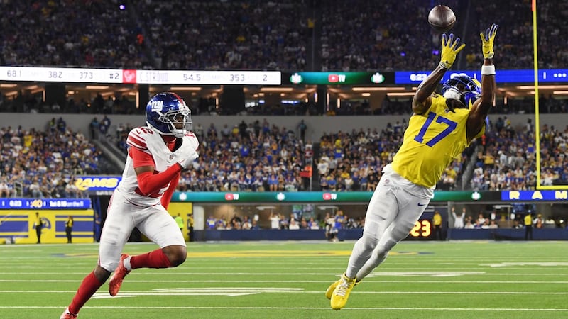 Must See: Adams makes a great diving grab for his 2nd TD