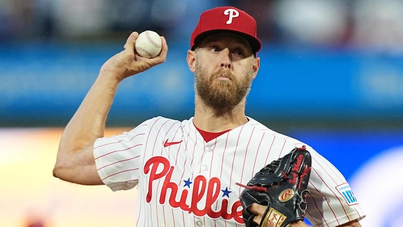 Zack Wheeler sets Phillies record with 7 straight K's to open game