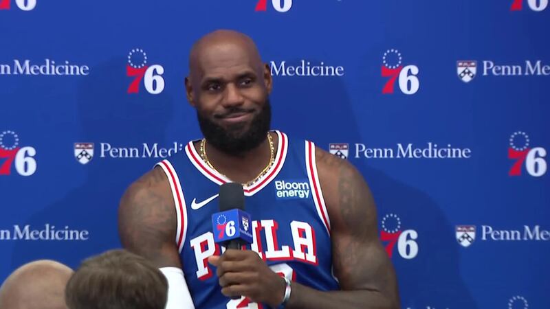 LeBron sends message to 76ers: 'I didn't leave my family to lose in the second round'