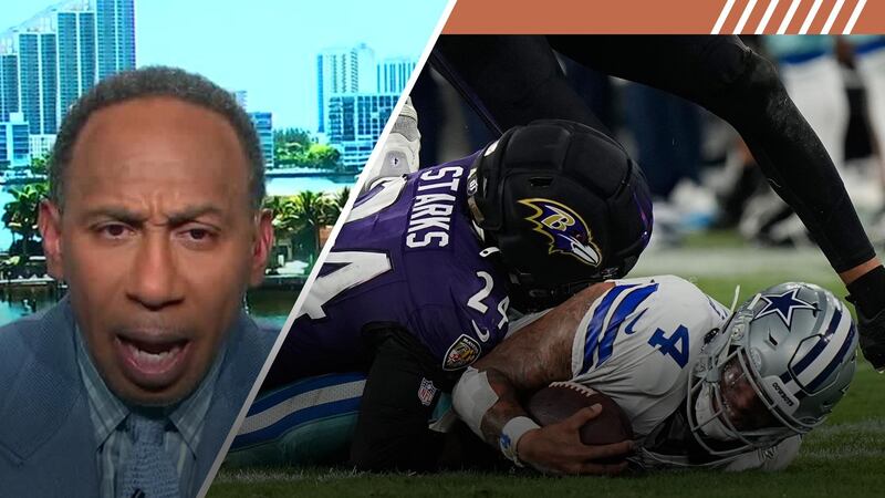 Stephen A. putting Cowboys' loss to Ravens more on Dak than Schottenheimer