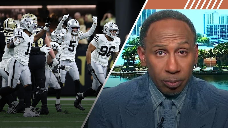 Stephen A. is skeptical of 3-0 Raiders ahead of Chiefs matchup