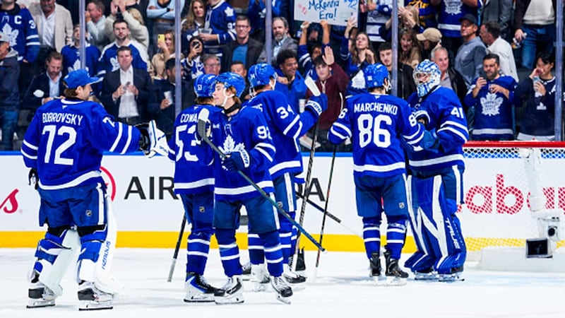 'Everyone's laughing': New-look Leafs grateful to get first win out of the way