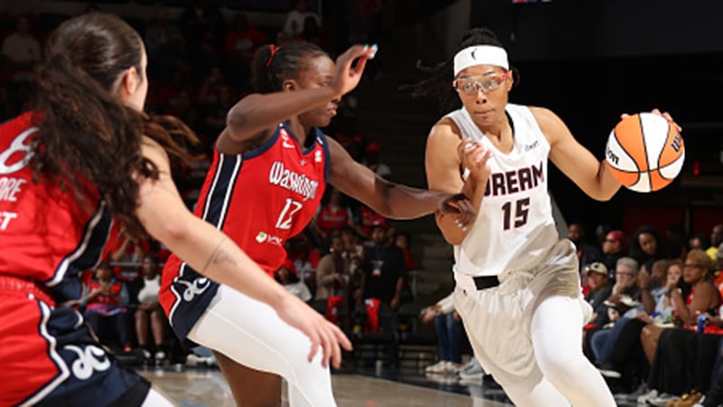 WNBA: Dream 93, Mystics 75