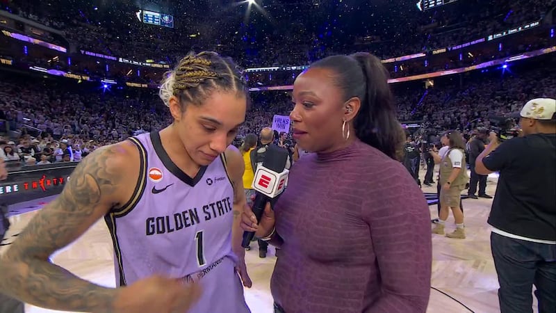 Gabby Williams shouts out George Lucas after big Valkyries' win