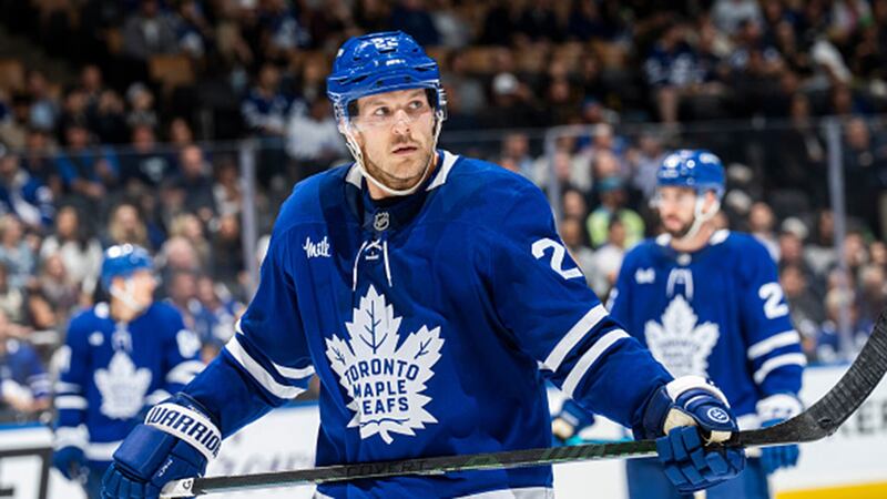 'I did see blood, so I just got off quickly': Leafs' McCabe 'very lucky' to avoid serious injury after skate cut