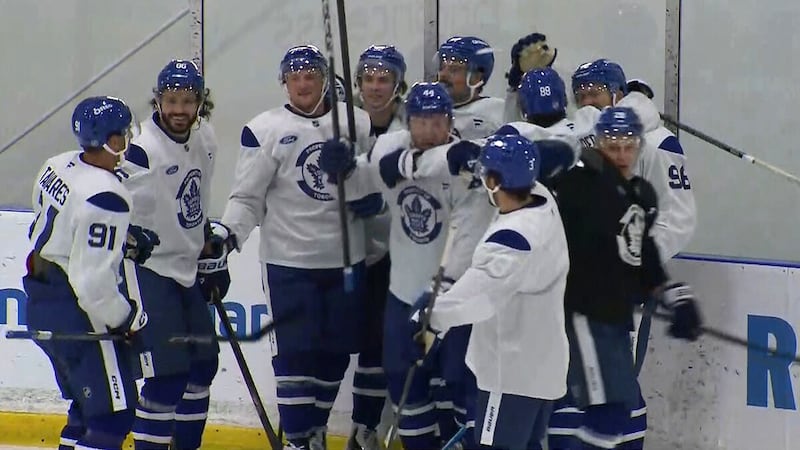 Leafs Ice Chips: Matthews caps offence-focused practice with game-clinching goal