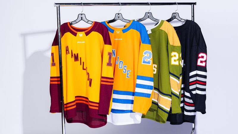 PWHL unveils expansion team jerseys for Hamilton, Detroit, San Jose and Las Vegas