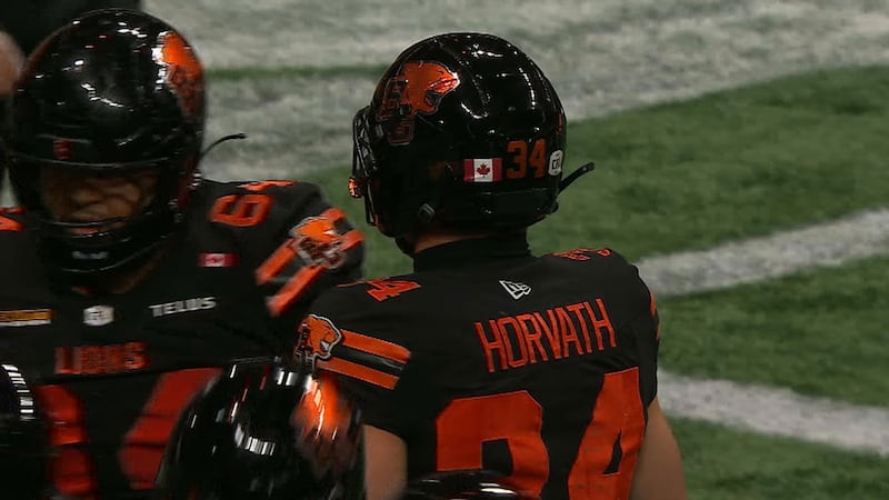 Horvath dives in for his second score of the game